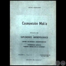 COSMOVISIÓN MAKA - Autor: MIGUEL CHASE-SARDI - Año 1970